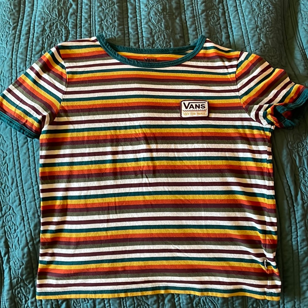 Striped Vans top